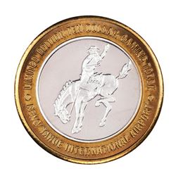 .999 Silver Fly RNO Reno Tahoe $10 Casino Limited Edition Gaming Token