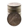 Image 2 : Roll of (20) Mixed Date $1 Peace Silver Dollar Coins