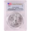 Image 1 : 2016 $1 American Silver Eagle Coin PCGS MS69 First Strike