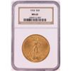 Image 1 : 1924 $20 St. Gaudens Double Eagle Coin NGC MS63