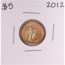 2012 $5 American Gold Eagle Coin