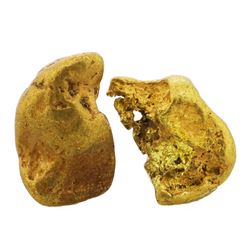 Lot of Gold Nuggets 2.86 grams Total Weight