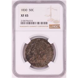 1830 Capped Bust Half Dollar Coin NGC XF45