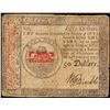 Image 1 : January 14, 1779 $50 Continental Currency Note