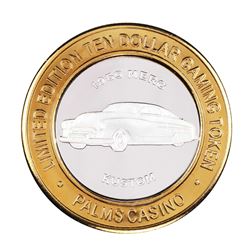 .999 Silver Palms Casino Las Vegas Nevada $10 Limited Edition Gaming Token