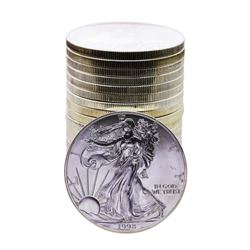 Roll of (20) Brilliant Uncirculated 1998 $1 American Silver Eagle Coins
