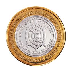 .999 Silver Oneida Bingo Green Bay, Wisconsin $10 Limited Edition Gaming Token