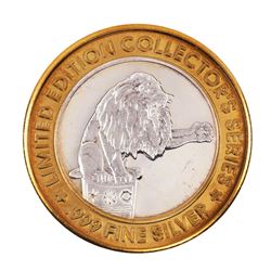 .999 Silver Circus Circus Hotel & Casino $10 Limited Edition Casino Gaming Token