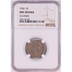 1926 Buffalo Nickel Coin NGC UNC Details