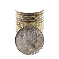 Roll of (20) 1922 $1 Peace Silver Dollar Coins