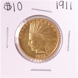 1911 $10 Indian Head Eagle Gold Coin