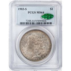 1903-S $1 Morgan Silver Dollar Coin PCGS MS64 CAC