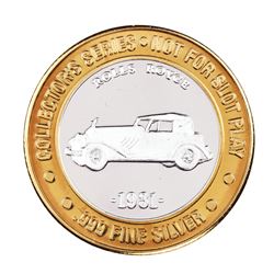 .999 Silver Claridge Casino Hotel Atlantic City, NJ $10 Limited Edition Gaming Token