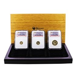 Set of 2008 Proof Australia Dolphin Gold Coin NGC PF70 Ultra Cameo w/Box