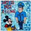 Image 1 : Jozza "Art Is not a Crime" Original Mixed Media on Canvas