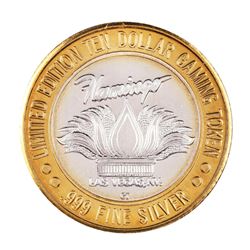 .999 Silver Flamingo Hilton Las Vegas, Nevada $10 Casino Limited Edition Gaming Token