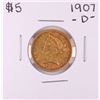 Image 1 : 1907-D $5 Liberty Head Half Eagle Gold Coin
