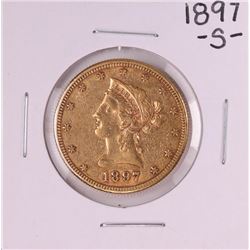 1897-S $10 Liberty Head Eagle Gold Coin