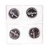 Image 2 : Lot of (4) Rarities Mint Assorted Disney 1/8 oz .999 Fine Silver Rounds
