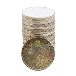 Roll of (20) Brilliant Uncirculated 1888 $1 Morgan Silver Dollar Coins Nice Toning