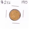 Image 1 : 1915 $2 1/2 Indian Head Quarter Eagle Gold Coin