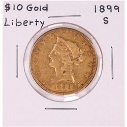 1899-S $10 Liberty Head Eagle Gold Coin