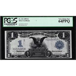 1899 $1 Black Eagle Silver Certificate Note Fr.233 PCGS Very Choice New 64PPQ