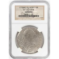 1775MO FF Mexico 8 Reales El Cazador Shipwreck Coin NGC Genuine