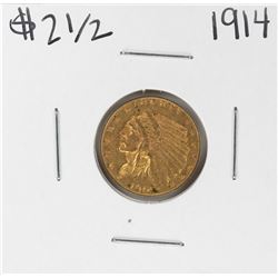 1914 $2 1/2 Indian Head Quarter Eagle Gold Coin