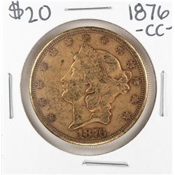 1876-CC $20 Liberty Head Double Eagle Gold Coin