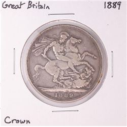 1889 Great Britain Crown Silver Coin