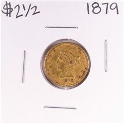 1879 $2 1/2 Liberty Head Quarter Eagle Gold Coin