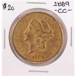 1889-CC $20 Liberty Head Double Eagle Gold Coin