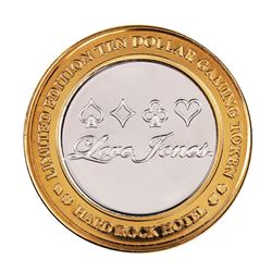 .999 Silver Hard Rock Hotel Las Vegas, Nevada $10 Casino Limited Edition Gaming Token