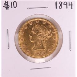 1893 $10 Liberty Head Eagle Coin