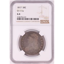 1817 Capped Bust Half Dollar Coin NGC G4 O-111a