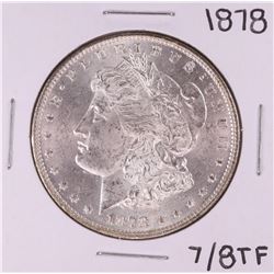 1878 7/8TF $1 Morgan Silver Dollar Coin