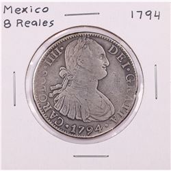 1794 Mexico 8 Reales Silver Coin