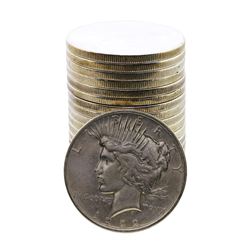 Roll of (20) 1922-D $1 Peace Silver Dollar Coins