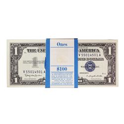 Pack of (100) Consecutive 1957B $1 Silver Certificate Notes