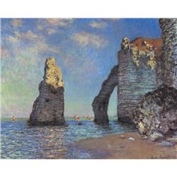 Claude Monet - The Rocky Cliffs of ï¿½tretat