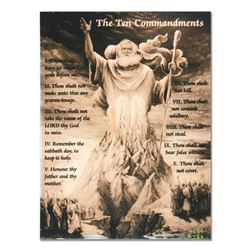 Ringo (Protege of Andy Warhol's Apprentice, Steve Kaufman), "Ten Commandments" O