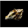 Image 2 : 18KT Yellow Gold Zebra Ring