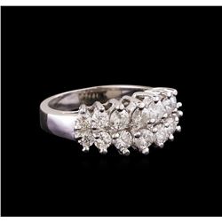 14KT White Gold 1.07 ctw Diamond Ring