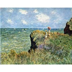 Claude Monet - Walk on the Cliffs