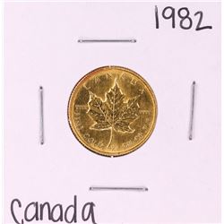1982 Canada $10 Maple Leaf 1/4 oz Gold Coin