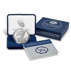 End of World War II 75th Anniversary American Eagle Silver Proof Coin