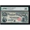 Image 1 : 1880 $10 Jackass Legal Tender Note PMG 35