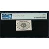 Image 2 : 10 Cent First Issue Fractional Note PMG 65EPQ