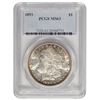 Image 1 : 1893 $1 Morgan Silver Dollar Coin PCGS MS3